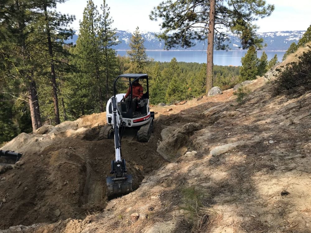mountain excavation
